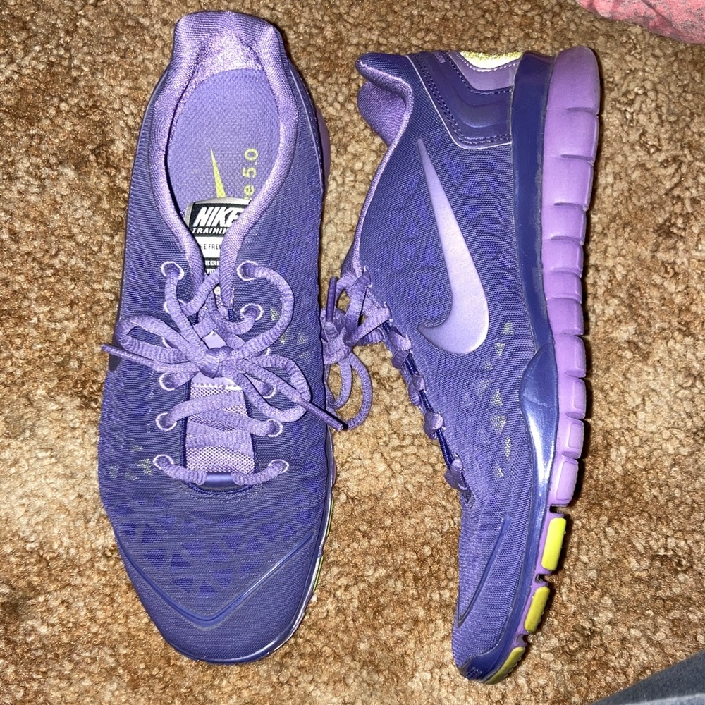 Nike free run 2 purple size 8W